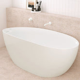 Kaya Basin/Bath Outlet, 180mm, Matte White